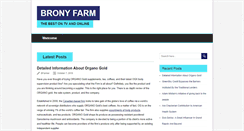 Desktop Screenshot of bronyfarm.com